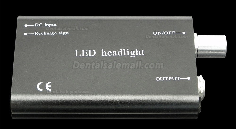 Portable Clip-on LED Head Light Lamp fit Dental Clinical Medical Binocular Loupes